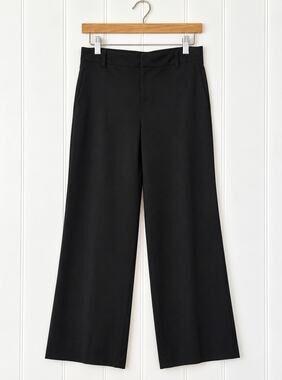 Vertigo Paris Black Straight Leg Dress Pants Trousers Size Unknown 29" Waist